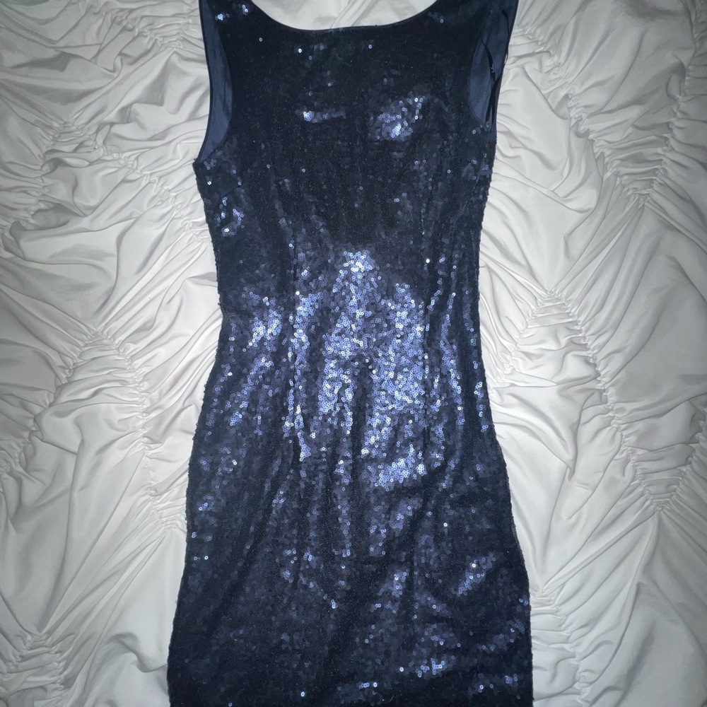 Lulu’s Size XS sparkly navy minidress